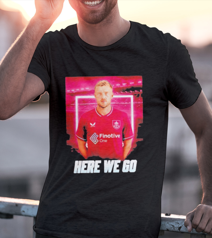 Jamie Vardy Here We Go Burnley Transfer News T-Shirt