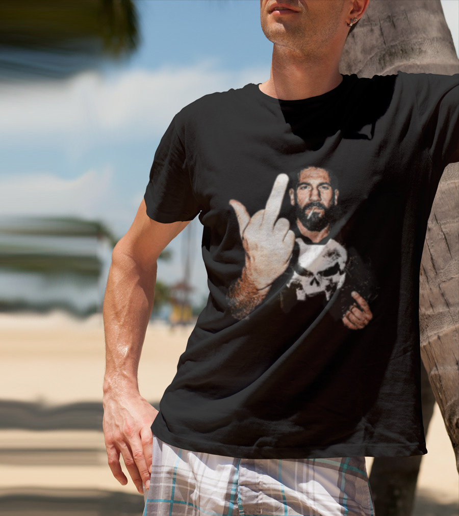 Jon Bernthal Punisher Middle Finger Iconic Gesture T-Shirt