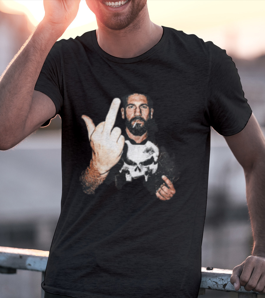Jon Bernthal Punisher Middle Finger Iconic Gesture T-Shirt
