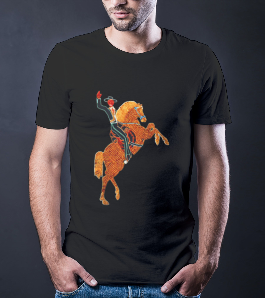 Las Vegas Cowboy Neon Sign T-Shirt