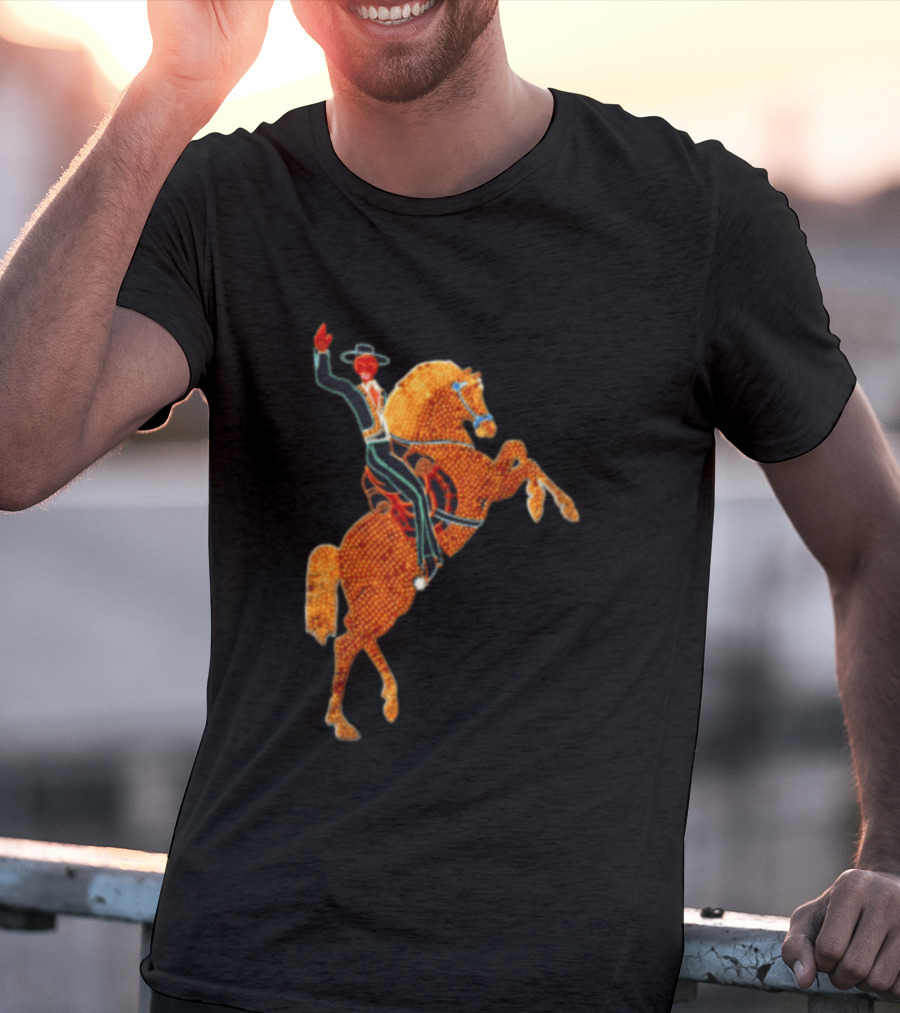 Las Vegas Cowboy Neon Sign T-Shirt
