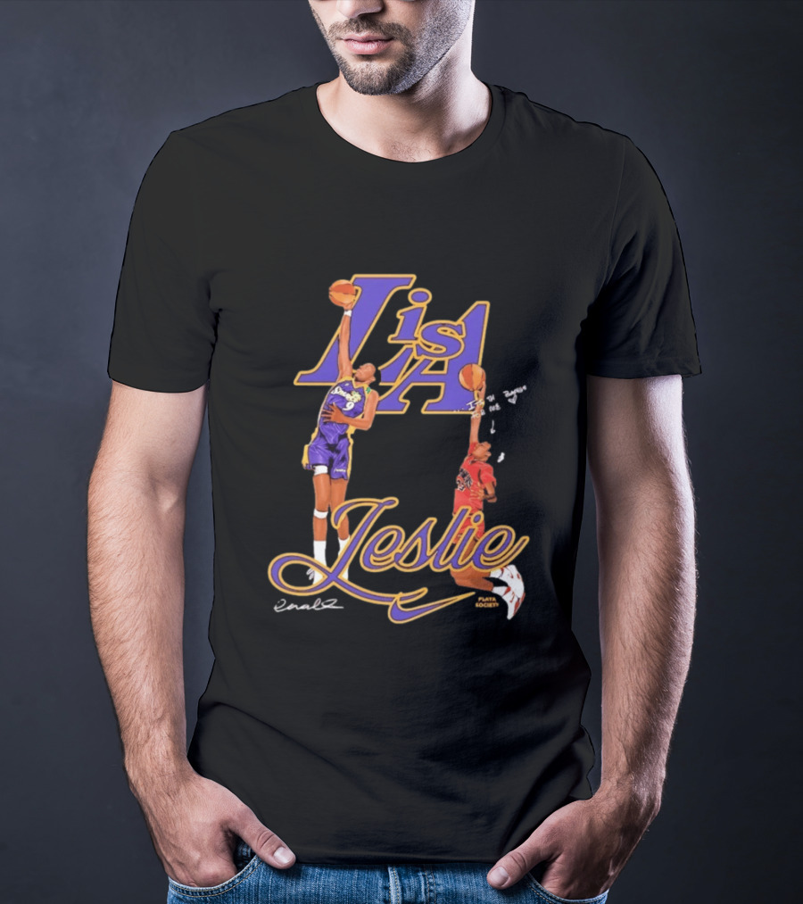 Lisa Leslie LA Sparks Monarchs Basketball Legends It's The Bangs For Me T-Shirt