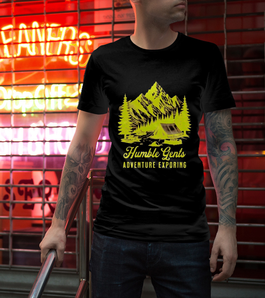 Humble Gents Adventure Exploring Mountain Camping T-Shirt