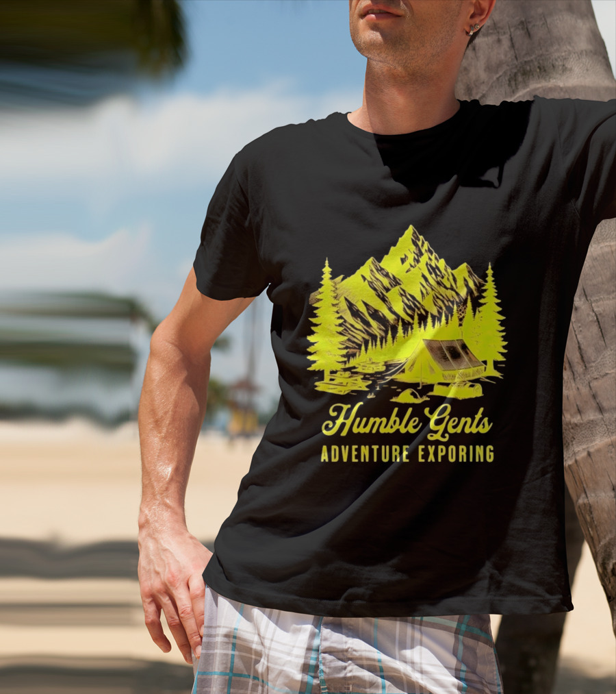 Humble Gents Adventure Exploring Mountain Camping T-Shirt