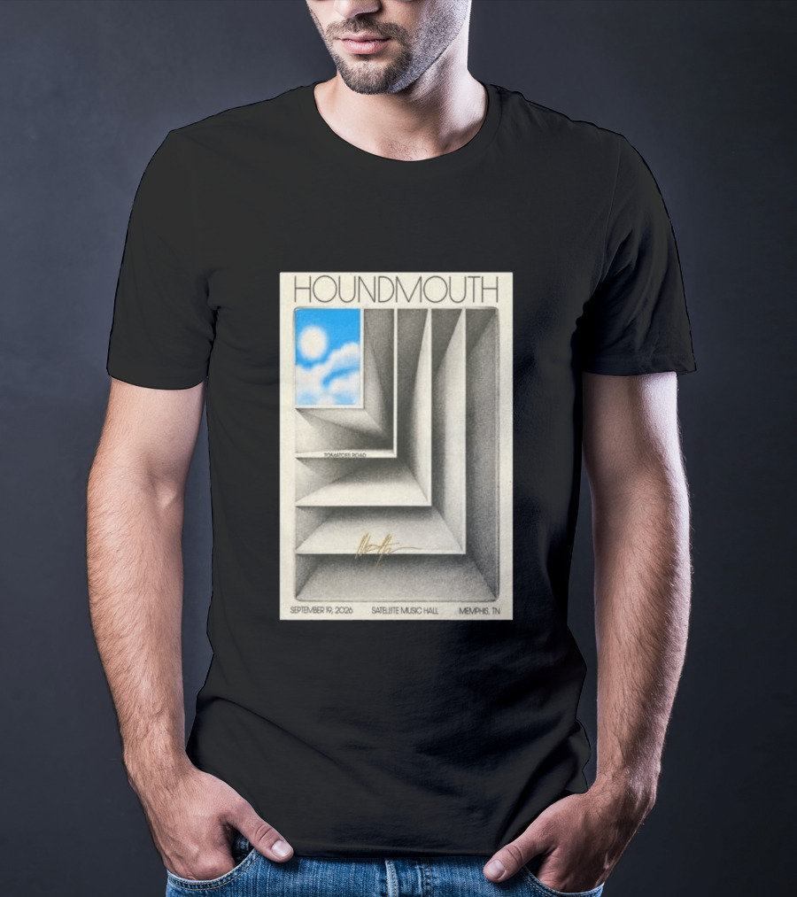 Houndmouth September 19 2026 Satellite Music Hall Memphis TN Tour T-Shirt