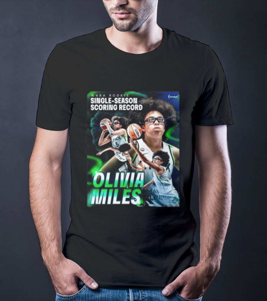 WNBA Rookie Single Season Scoring Record Olivia Miles T-Shirt