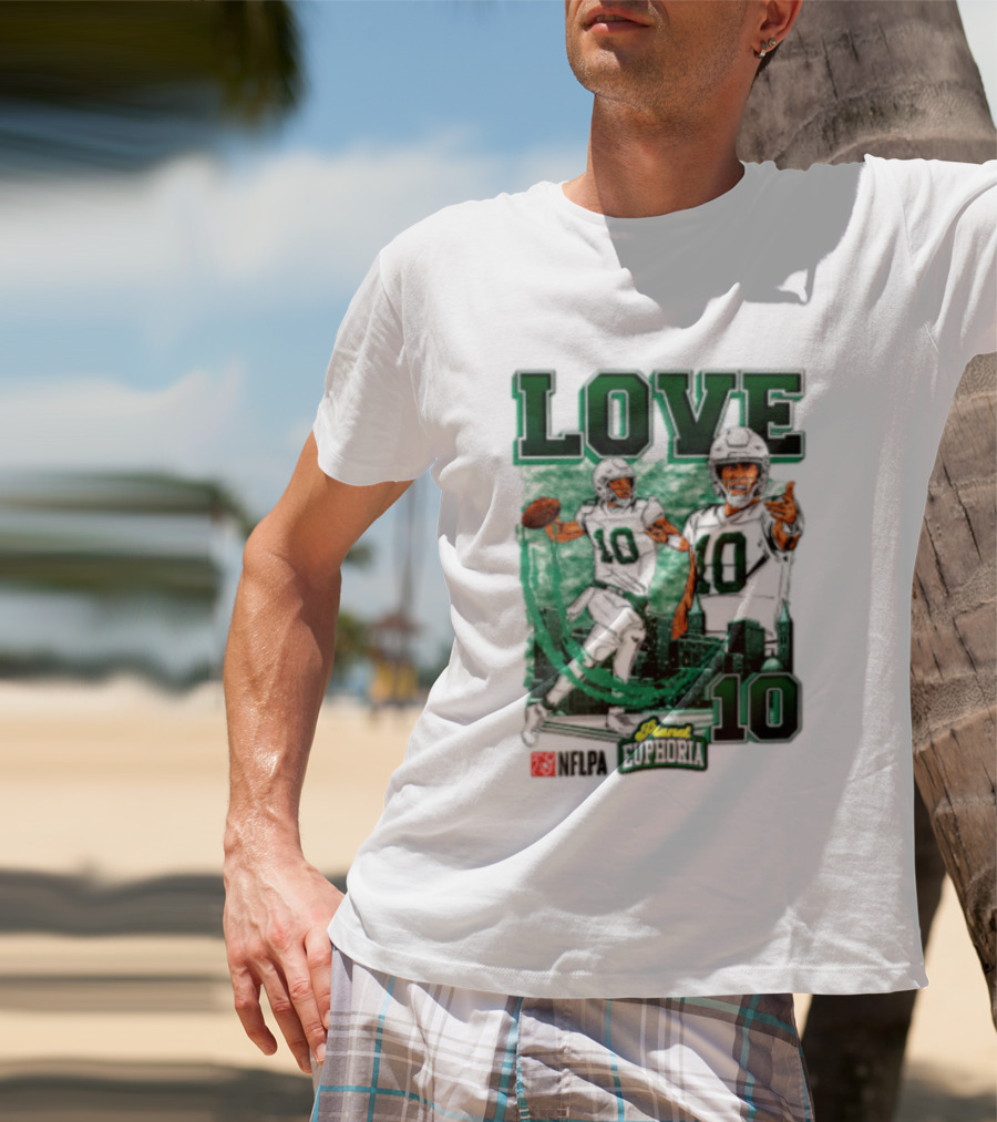 Jordan Love 10 NFLPA Euphoria Player Edition T-Shirt