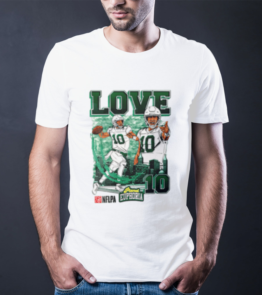 Jordan Love 10 NFLPA Euphoria Player Edition T-Shirt