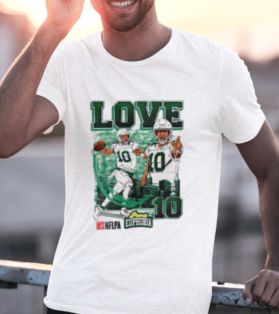 Jordan Love 10 NFLPA Euphoria Player Edition T-Shirt