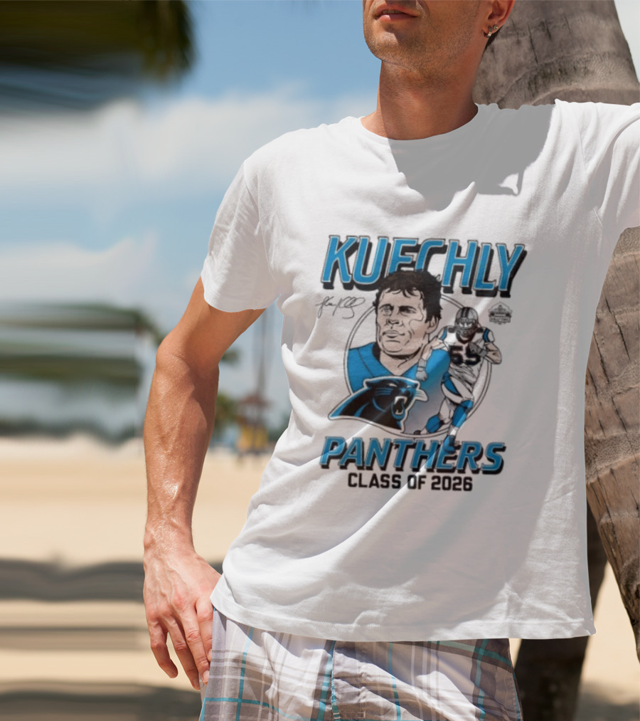 Kuechly Panthers Class Of 2026 Hall Of Fame T-Shirt