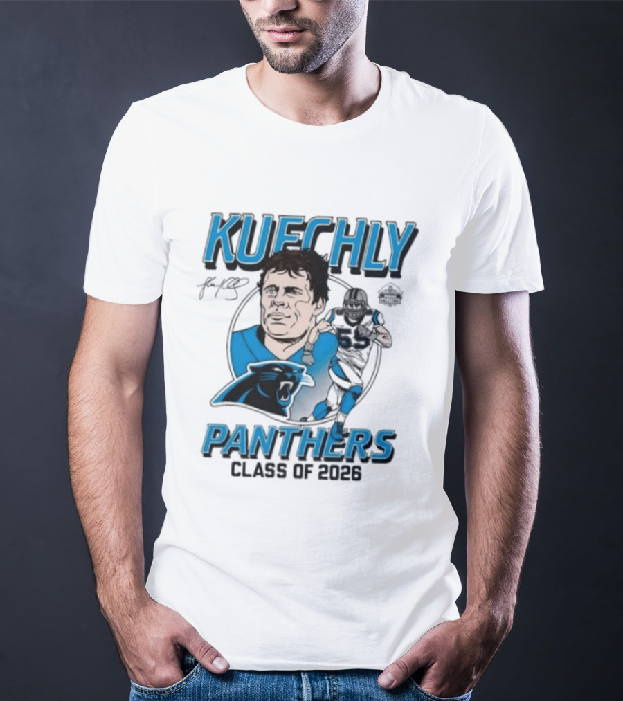 Kuechly Panthers Class Of 2026 Hall Of Fame T-Shirt