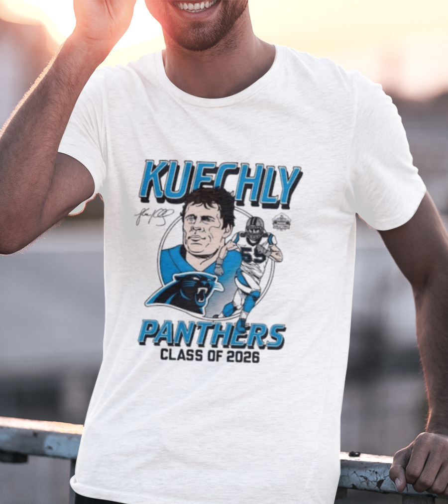 Kuechly Panthers Class Of 2026 Hall Of Fame T-Shirt