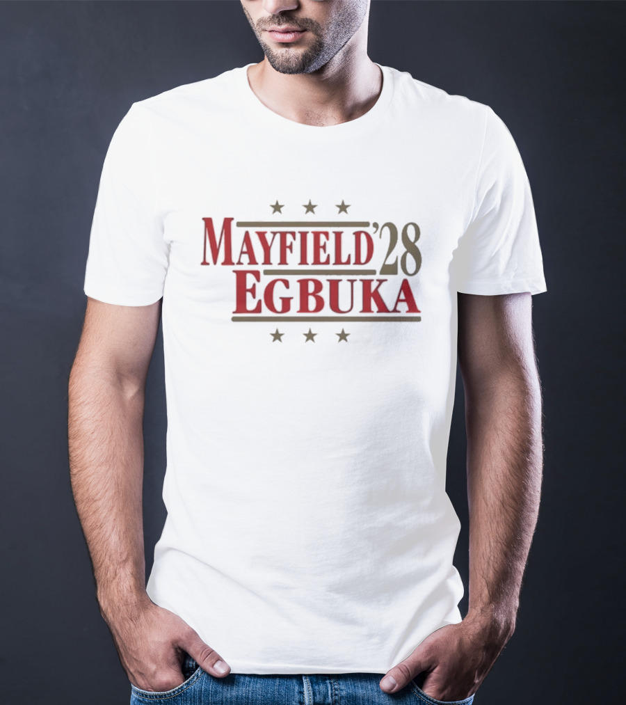 Mayfield Egbuka '28 Tampa Bay Buccaneers Football T-Shirt