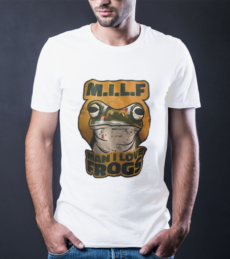 M.I.L.F Man I Love Frogs Frog Amphibian T-Shirt