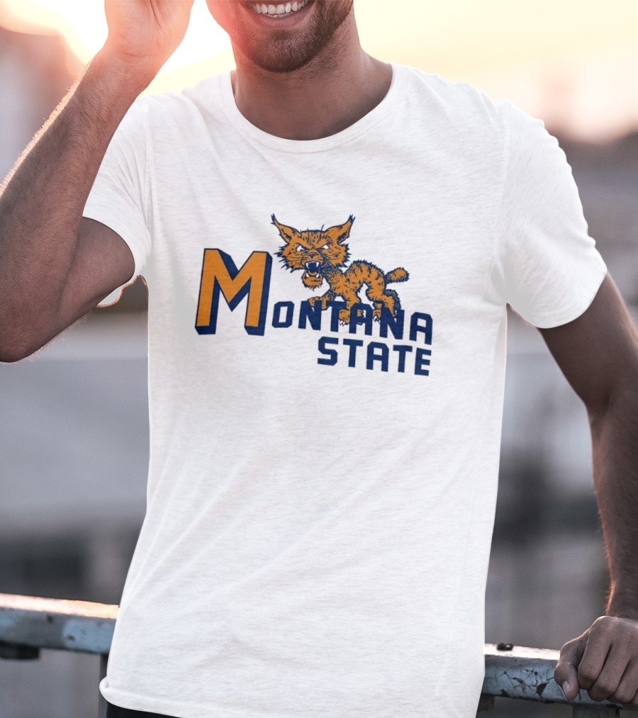 Montana State Bobcats Vintage NCAA Sports T-Shirt