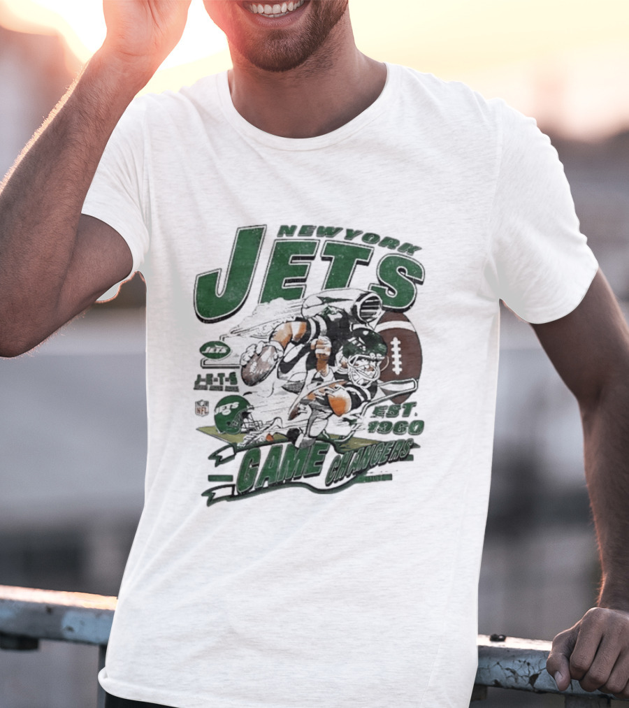 New York Jets Est 1960 Game Changers NFL Football T-Shirt