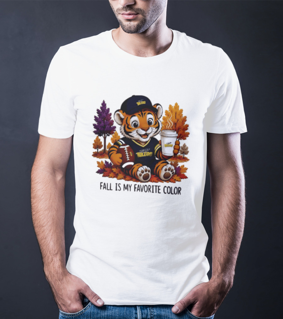Toledo Rockets Tiger Fall Is My Favorite Color Football Coffee 2026 T-Shirt
