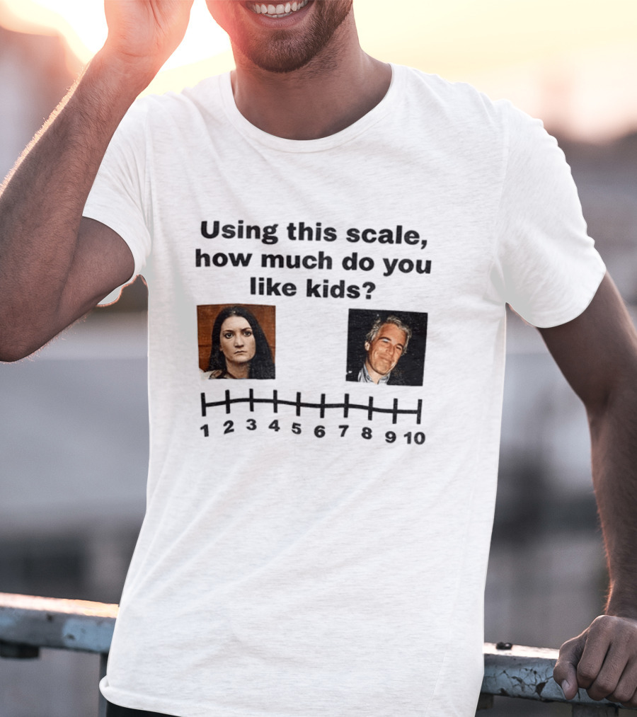 Using This Scale How Much Do You Like Kids Scale 1 To 10 T-Shirt