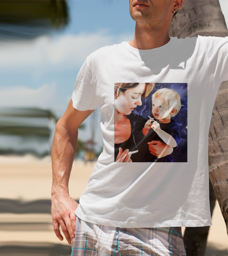 When You Light Up So Does He Anti Smoking Awareness T-Shirt