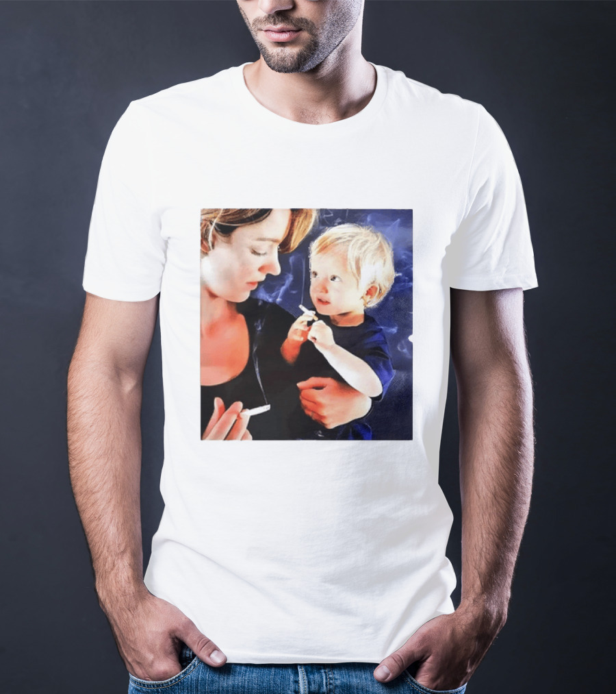 When You Light Up So Does He Anti Smoking Awareness T-Shirt