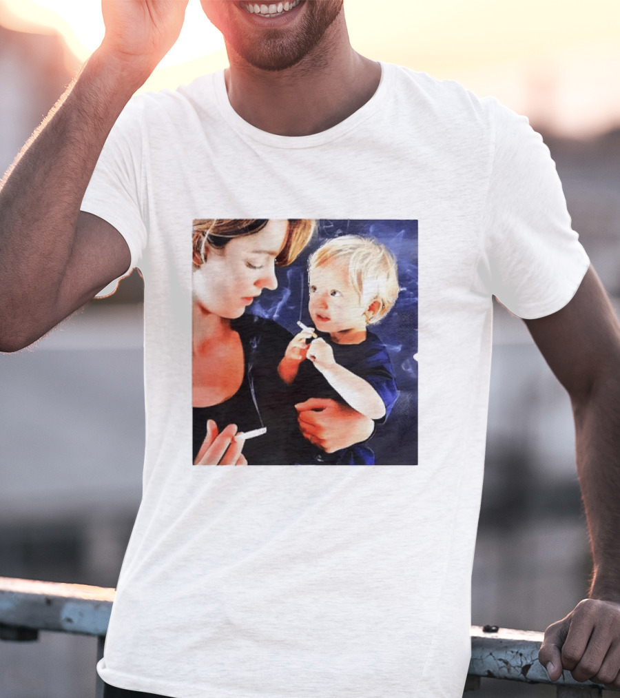When You Light Up So Does He Anti Smoking Awareness T-Shirt