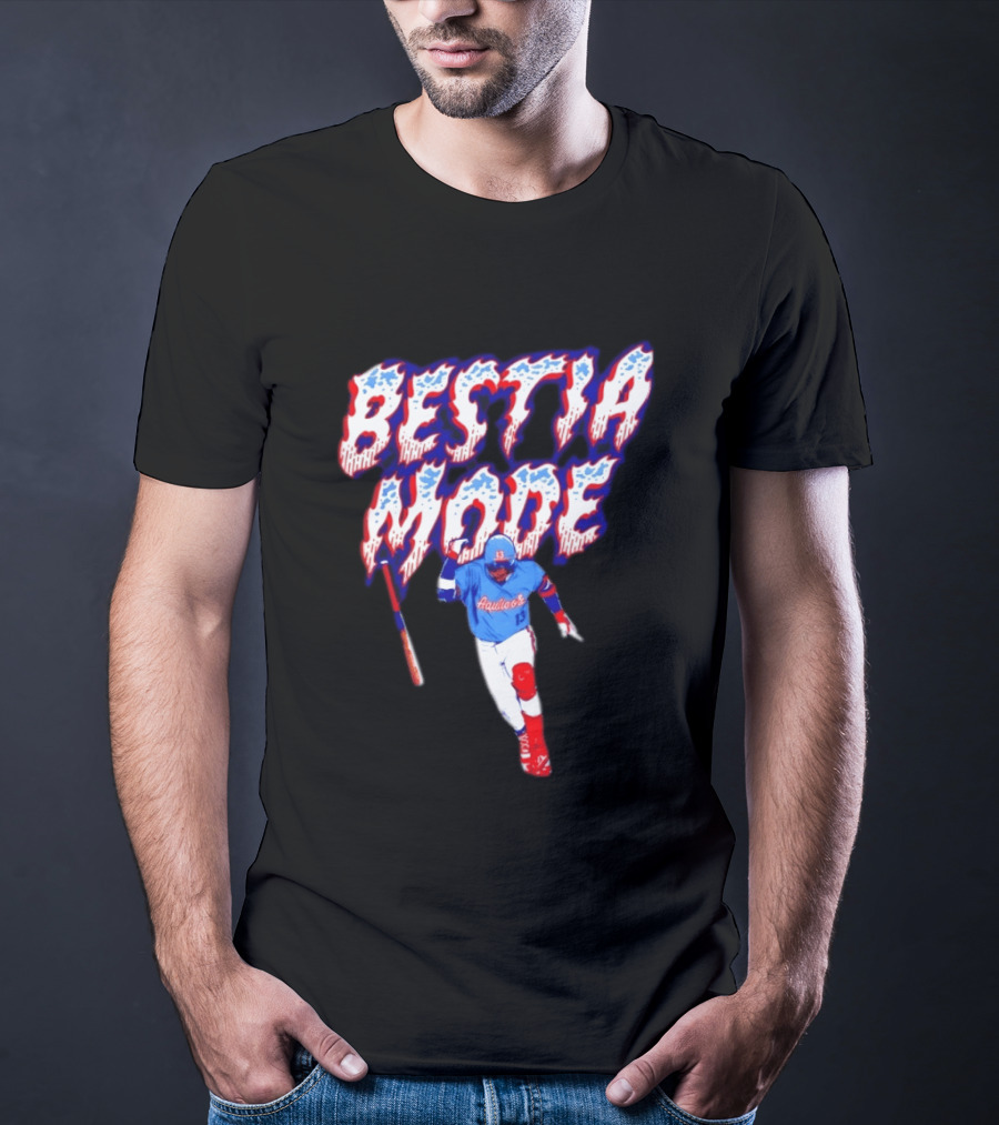 BESTIA MODE Aquicos 13 Baseball Player Athlete T-Shirt