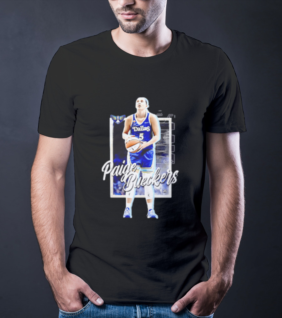 Paige Bueckers Dallas Wings Basketball Player Jersey Number 5 T-Shirt