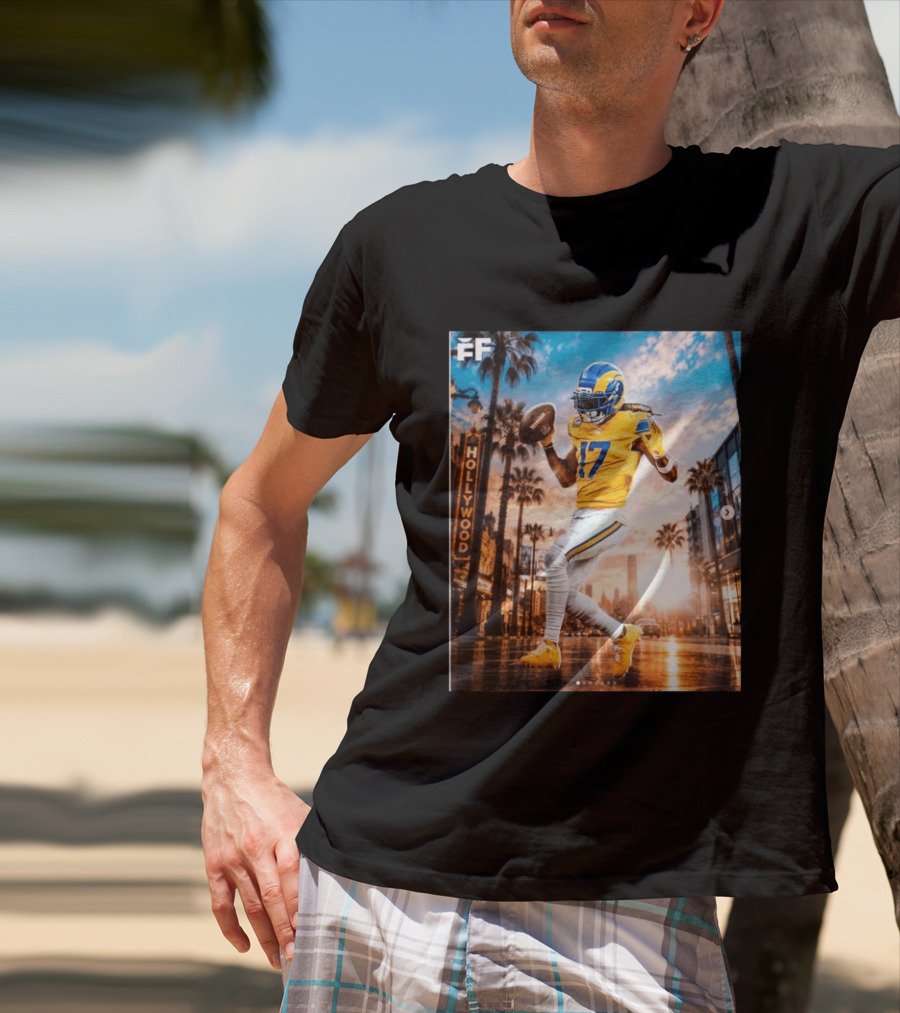 Los Angeles Rams Hollywood Davante Adams 17 Football Player T-Shirt