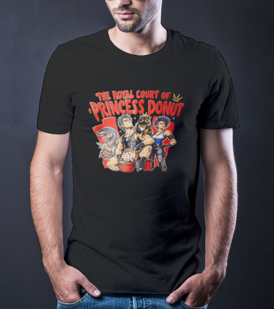 Dungeon Crawler Carl The Royal Court Of Princess Donut Man Cat Dinosaur Woman T-Shirt