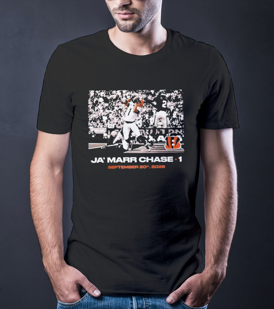 Ja'Marr Chase 1 Cincinnati Bengals September 20 2026 T-Shirt