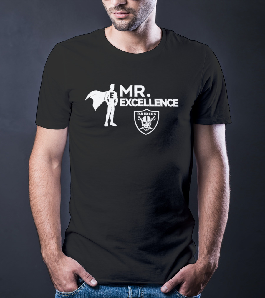 Mr Excellence Las Vegas Raiders Football Raiders Shield T-Shirt