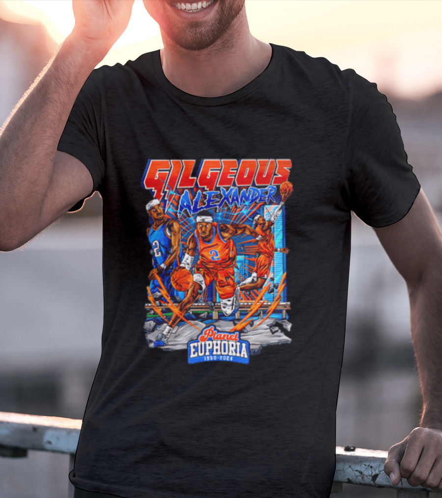 Gilgeous Alexander Oklahoma City Thunder Planet Euphoria 1950 2024 T-Shirt
