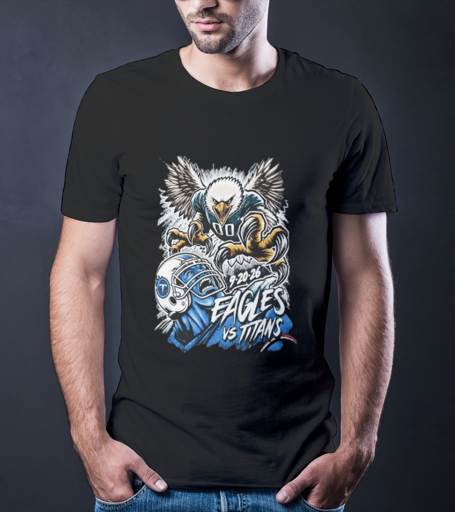 9 20 26 Eagles Vs Titans Game Day Exclusive T-Shirt
