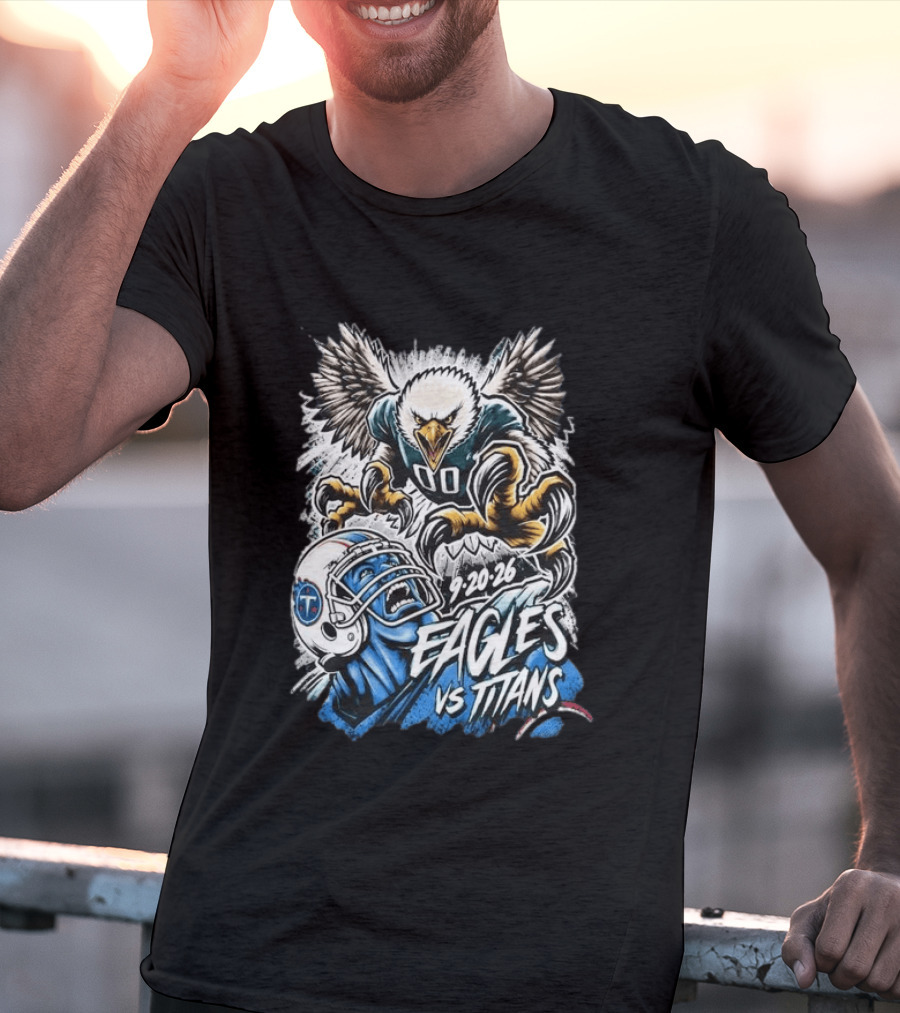 9 20 26 Eagles Vs Titans Game Day Exclusive T-Shirt
