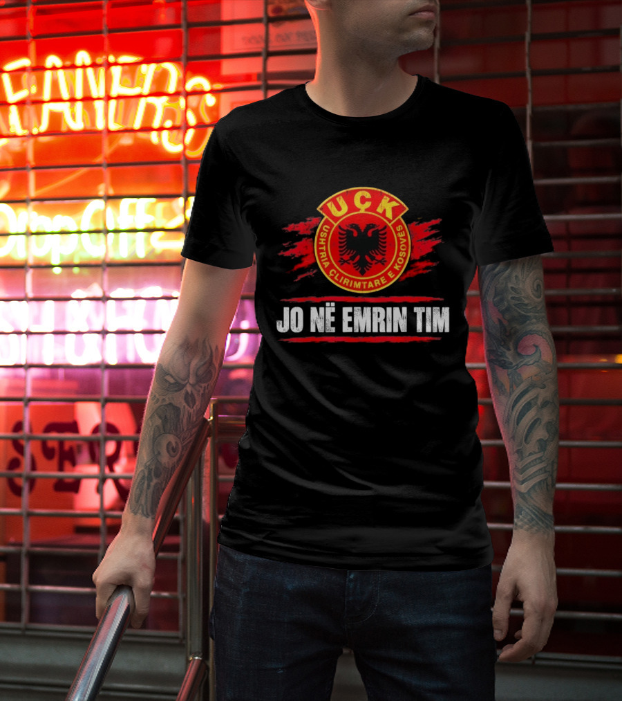 UÇK Ushtria Çlirimtare E Kosovës Jo Në Emrin Tim Symbol Of Resistance And Defiance T-Shirt