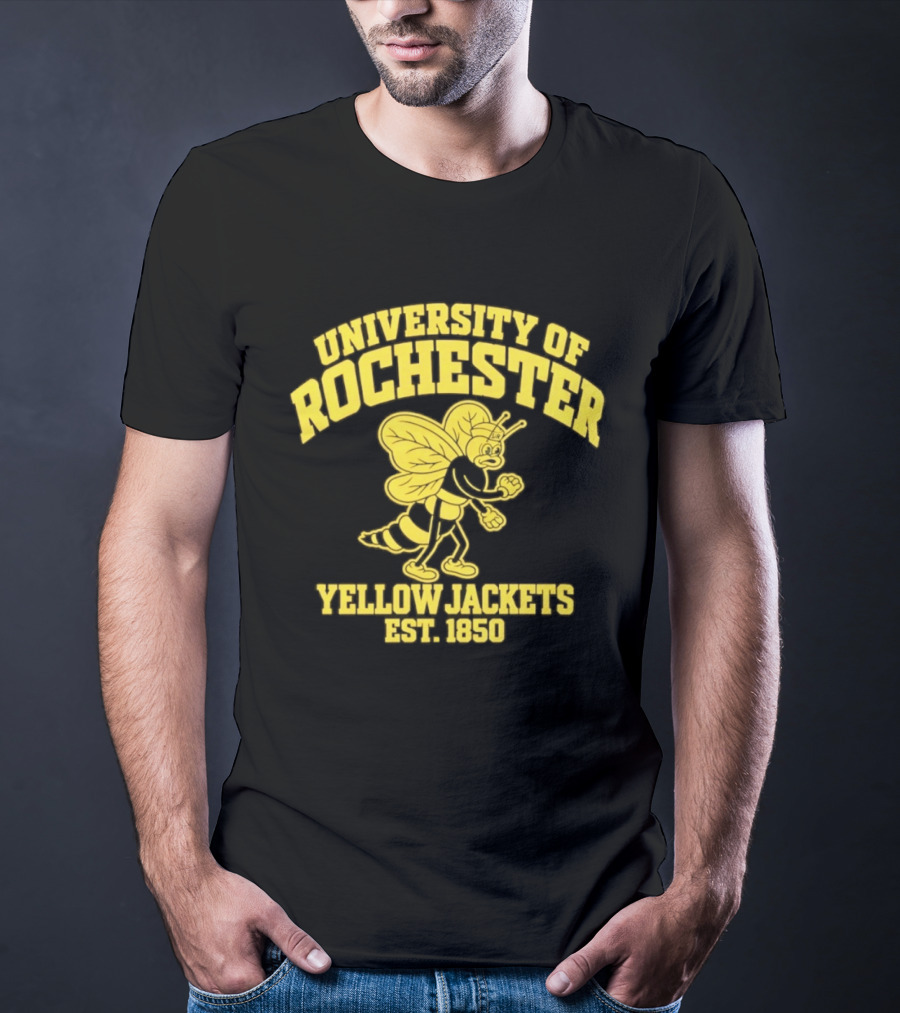 University Of Rochester Yellow Jackets Est 1850 Retro Collegiate T-Shirt