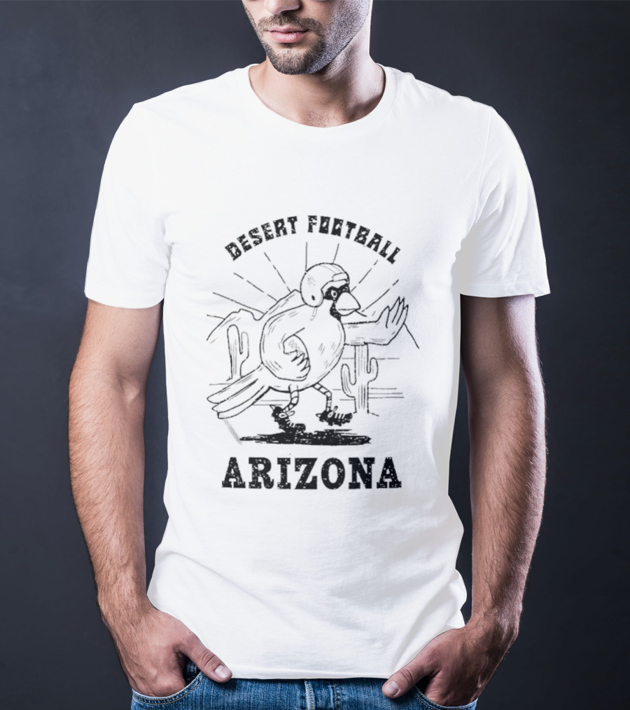 Arizona Cardinals Desert Football Arizona Cactus Helmet T-Shirt
