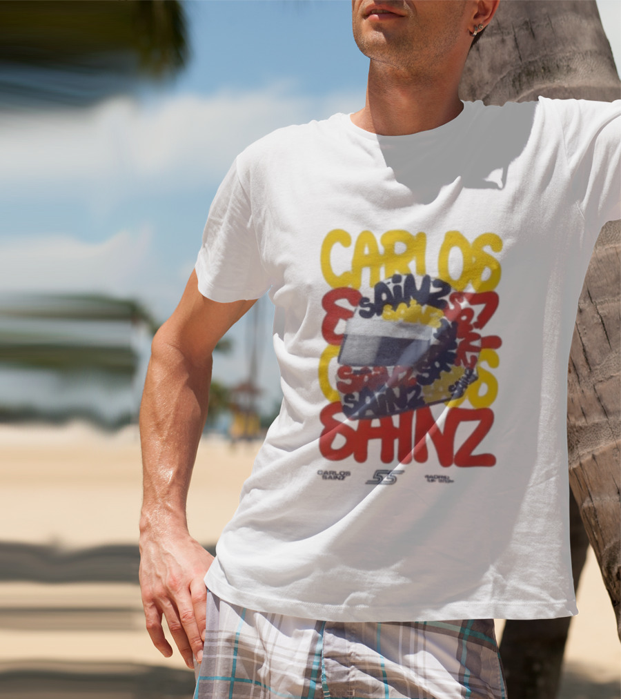Carlos Sainz Madrid F1 Team Race Special 26 Atlassian Williams T-Shirt