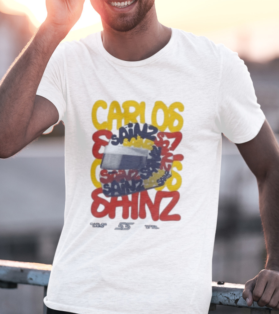 Carlos Sainz Madrid F1 Team Race Special 26 Atlassian Williams T-Shirt