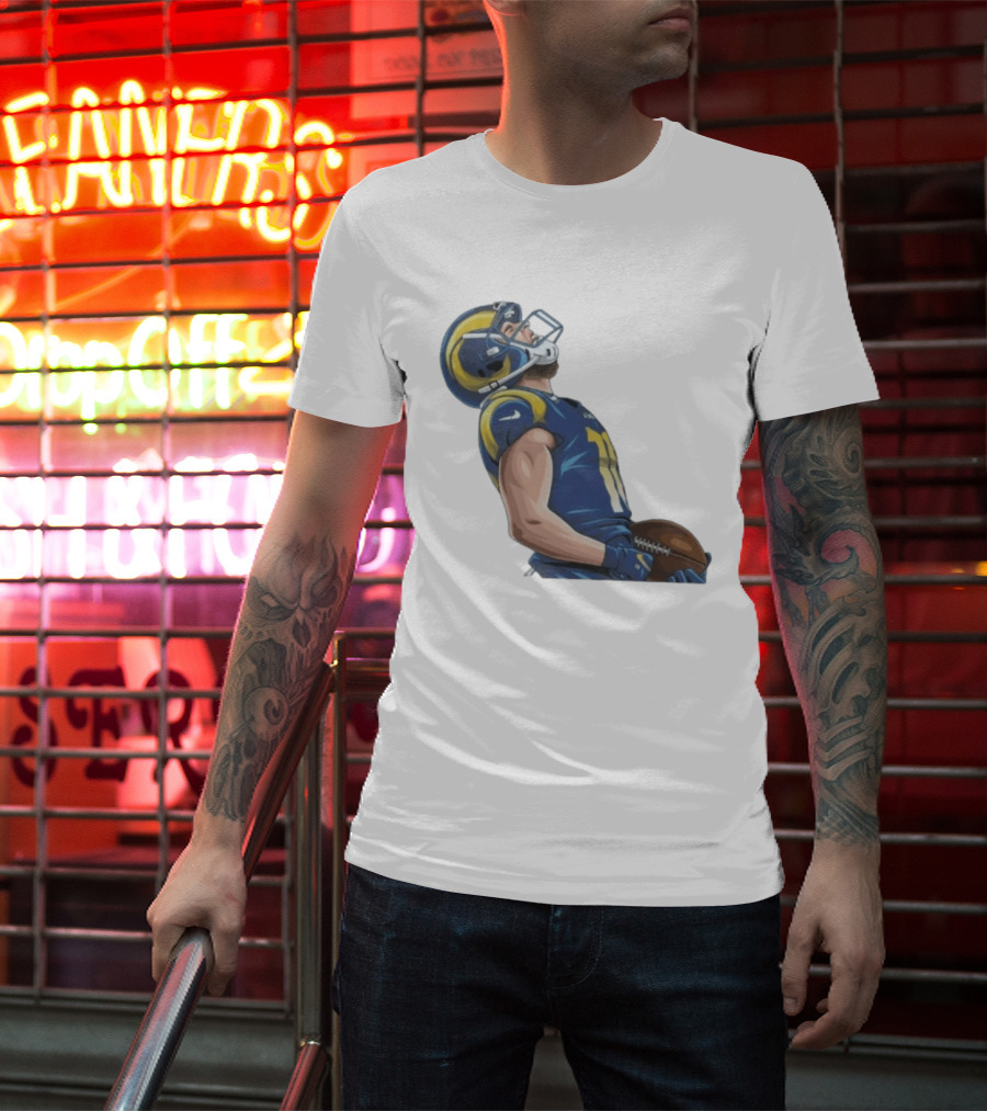 Cooper Kupp Los Angeles Rams No 10 Football Player Celebration T-Shirt