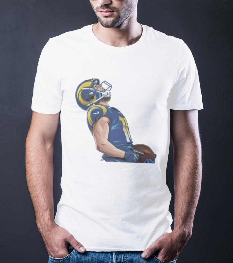 Cooper Kupp Los Angeles Rams No 10 Football Player Celebration T-Shirt