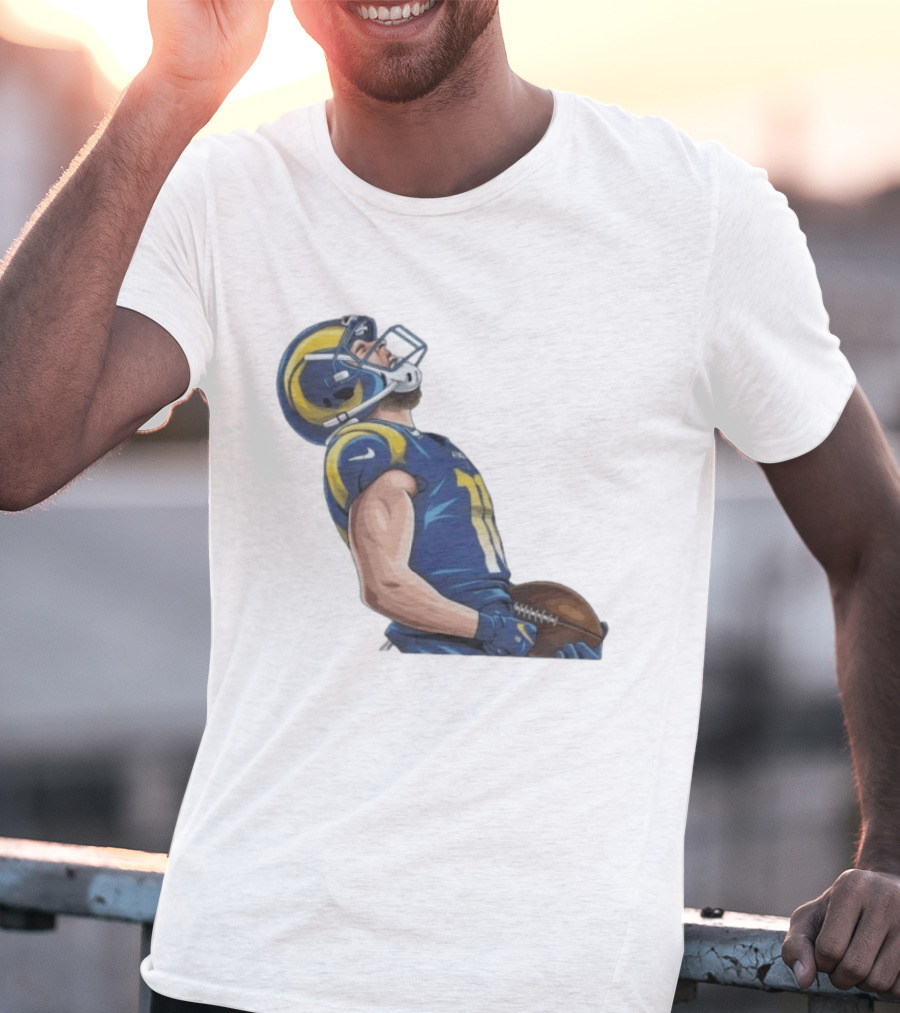 Cooper Kupp Los Angeles Rams No 10 Football Player Celebration T-Shirt