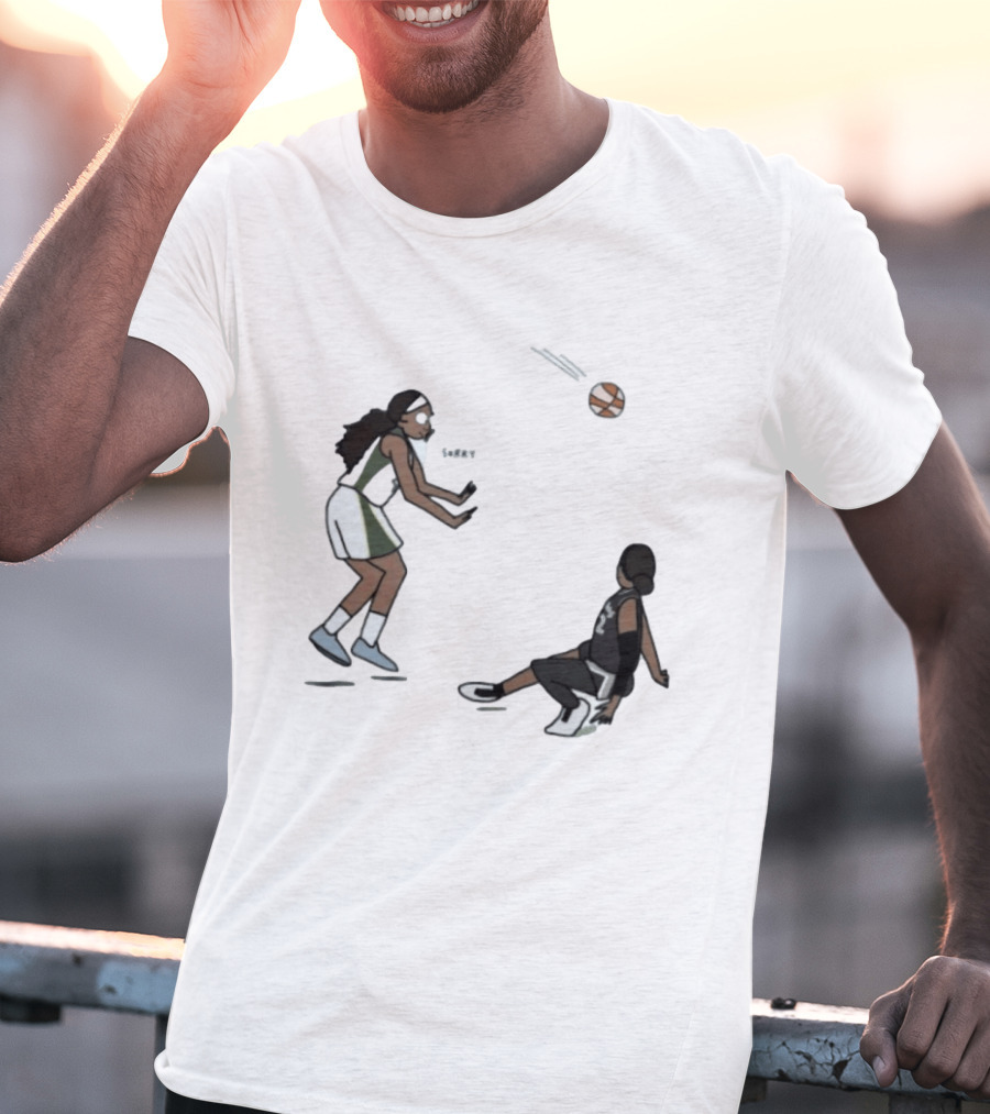 Flau'jae Johnson Saying Sorry To A'ja Wilson After Basketball Block T-Shirt