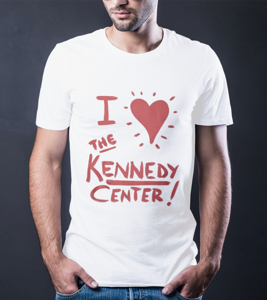 I Love The Kennedy Center Bold Red Heart T-Shirt