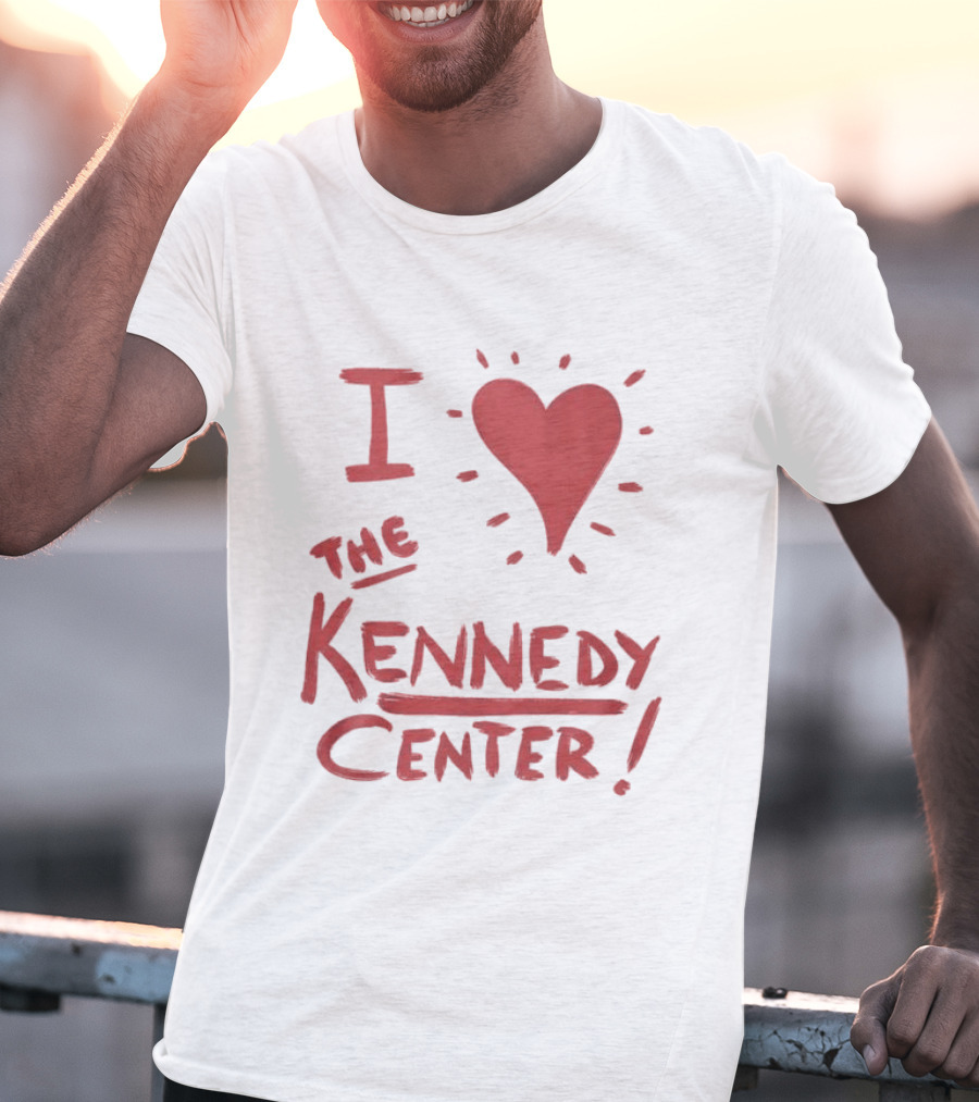 I Love The Kennedy Center Bold Red Heart T-Shirt