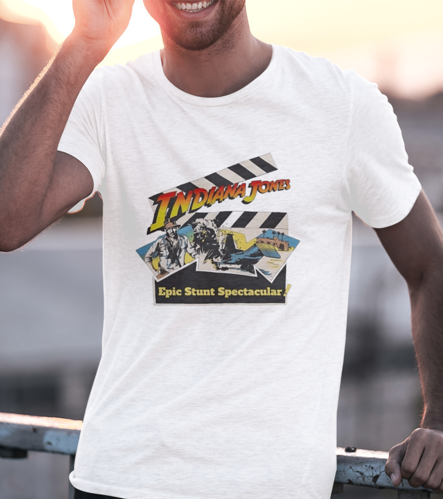 Indiana Jones Epic Stunt Spectacular Adventure With Action Scenes T-Shirt