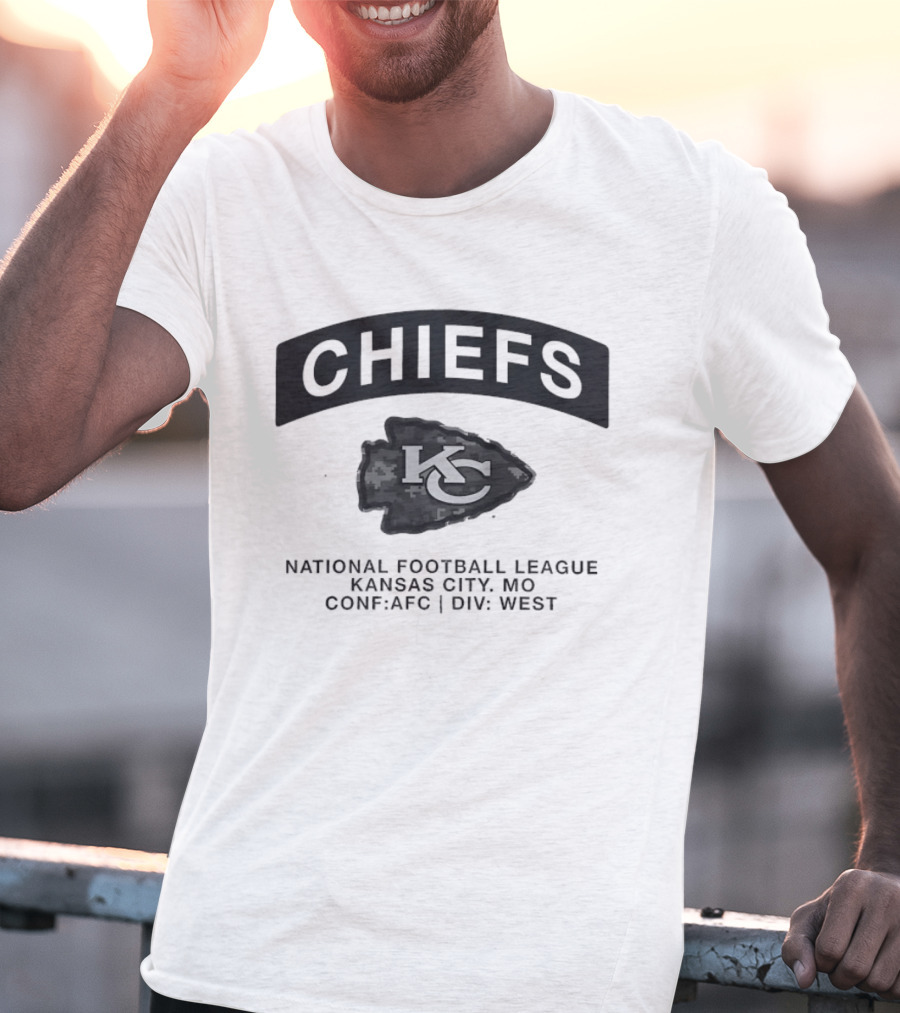 CHIEFS KC National Football League Kansas City MO AFC West T-Shirt