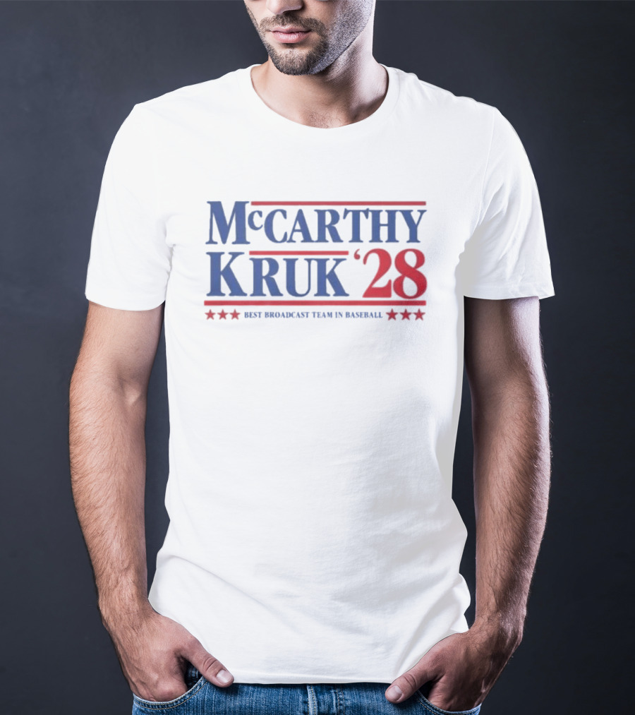 Mccarthy Kruk 28 Best Broadcast Team In Baseball T-Shirt