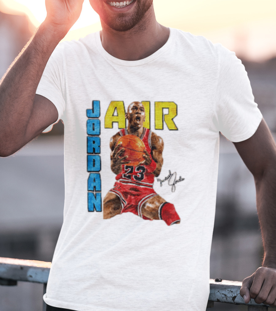 Jordan Air 23 Basketball Player Holding Ball T-Shirt
