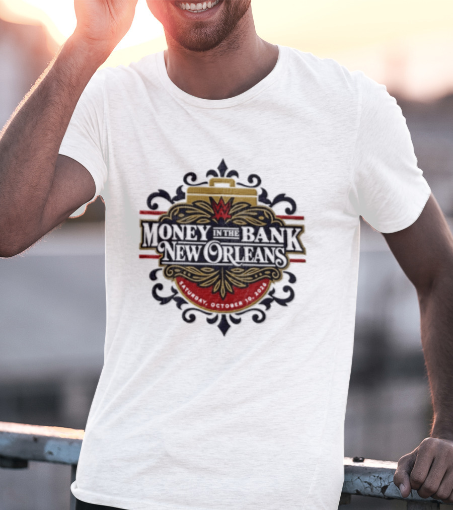 Money In The Bank New Orleans WWE Event October 10 2026 T-Shirt